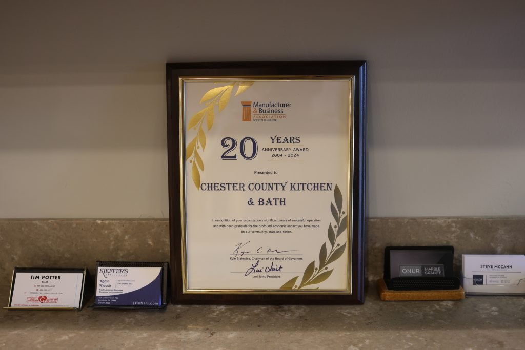 Serving Chester County Residents for over 20 Years of Kitchen & Bath Services